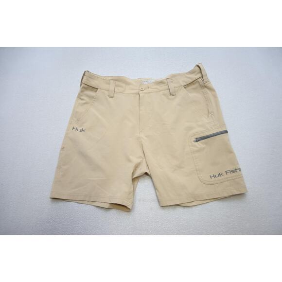 HUK Cargo Fishing Board Shorts Athletic Stretch Camp Athletic Mens Size XL - Picture 1 of 9